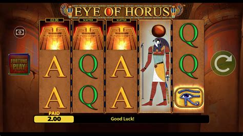eye of horus fortune play real money  Most casino slots are colorful and visually appealing, so about 20% of players play for fun more